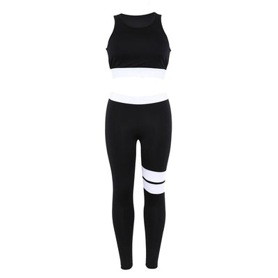 Women Tracksuit Solid Yoga Set