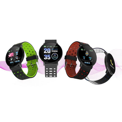 119plus Smart Fitness Bracelet Band With Measuring Pressure Pulse Meter Sport Activity Tracker Watch Wristband