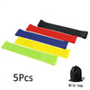 5Pcs/lot Fitness Yoga Resistance Rubber Bands