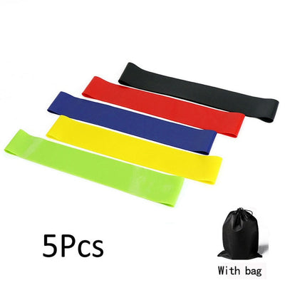 5Pcs/lot Fitness Yoga Resistance Rubber Bands