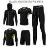 5 Pcs/Set Men's Tracksuit Sports Suit