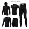 5 Pcs/Set Men's Tracksuit Sports Suit