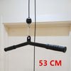 Gym Home Pully Cable Machine Attachments Biceps Triceps Blaster T-bar Handle Grip For Pull Down Rope Rowing Machine Accessories