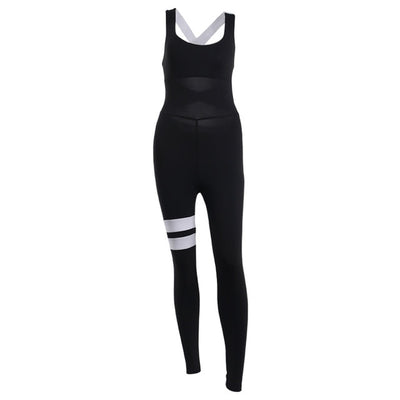 Sport Women Yoga Jumpsuit Romper One Piece Sports Pants Sexy Backless Tracksuit Mujer Fitness Workout Clothes Running Gym Set