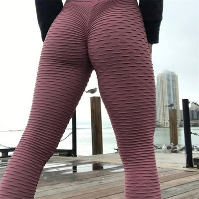 2021 Yoga Pants Fitness Sports Leggings Jacquard Sports Leggings Female Running Trousers High Waist Yoga Tight Sports Pants